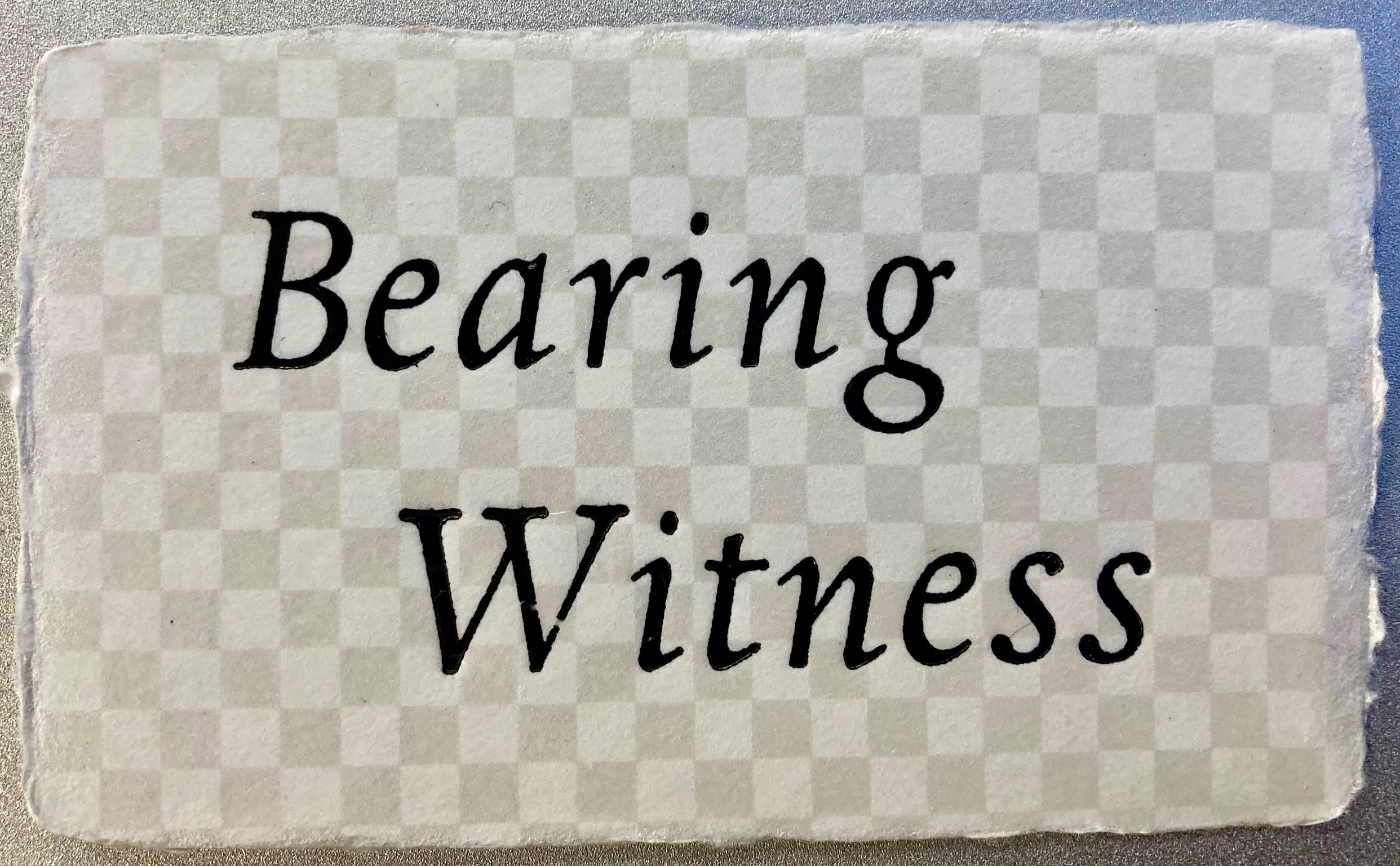Bearing Witness